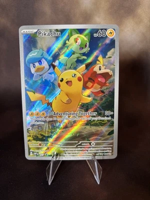 Pikachu 027 Sv: Scarlet & Violet Promo Cards Holo - Image 1 of 2
