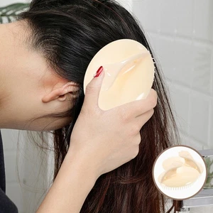 2 Stück Waschkamm Silikon Multifunktionale Haarbürste Kopfhaut Massage Shampoo - Bild 1 von 12