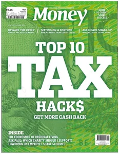 Money Magazine Australia Top 10 TAX hacks June 2025 Issue 289 - Picture 1 of 1