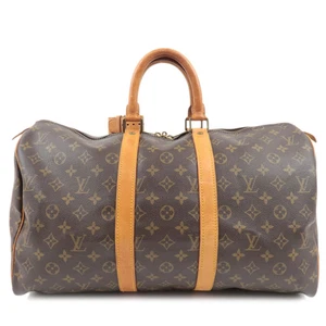 Original Louis Vuitton Monogramm Keepall 45 Reisetasche M41428 Kostenloser Versand - Bild 1 von 23