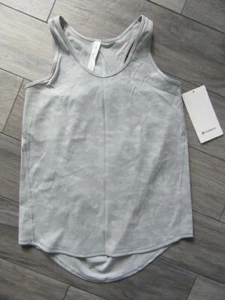 LULULEMON ESSENTIAL TANK PLEATED, ICSA INCOGNITO CAMO GRAY, NWT, 2 - Picture 1 of 2