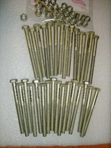M8 x 100mm,Hex Head Bolt & Nut ,Zenith Tech-Shield lot of 30 (XXX) - Picture 1 of 3