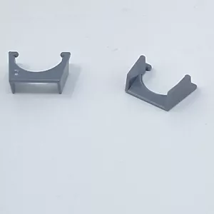 LEGO Star Wars 2x Visor SW Clone Trooper 61190c Dark Bluish Grey - Picture 1 of 6
