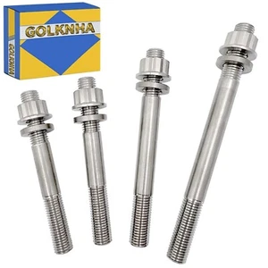 400EX Borchie Testa Cilindro Titanio Ti Testa Bullone Bullone Dado Kit Set Compatibile con... - Foto 1 di 7