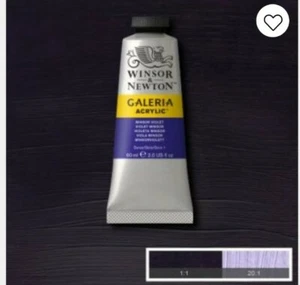Winsor and Newton Galeria Acrylic Colour 60ml Winsor Violet (Tube) - Picture 1 of 2