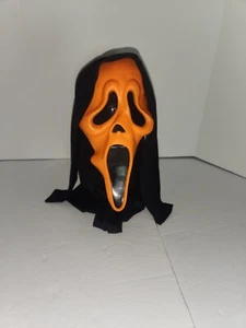 DE COLECCIÓN Temprano PASCUA ILIMITADO FANTASMA CARA GRITO MÁSCARA NARANJA - Imagen 1 de 18
