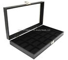1 Glass Top 20 Space Black Collectibles Jewelry Pins Arrowheads Display Case