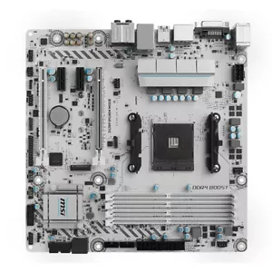 Para MSI B350M MORTAR ARCTIC zócalo de placa base AM4 DDR4 DVI + DP + HDMI placa base - Imagen 1 de 4