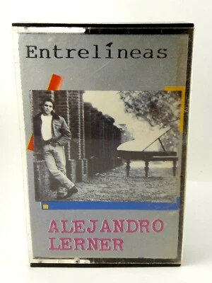 1990 Alejandro Lerner Entrelineas Cassette  Argentina Rare Tape Rock Pop    - Image 1 of 4