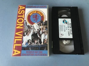 ASTON VILLA CHAMPIONS OF EUROPE VHS VIDEO VINTAGE - Imagen 1 de 5