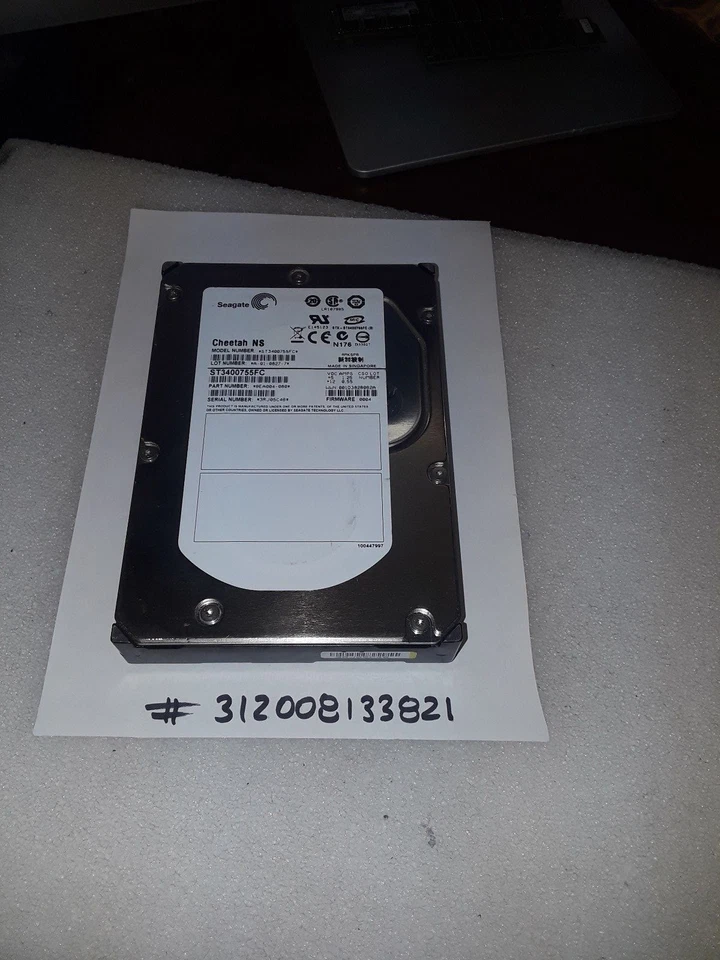Cheetah NS 400GB 10K 4Gbps 3.5" FC Hard Drive ( ST3400755FC ) 9EA004-080  - Image 1 of 1
