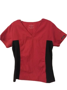 Exfoliante flexible Cherokee rojo sólido con bolsillos laterales elásticos de polietileno negro pequeños - Imagen 1 de 4