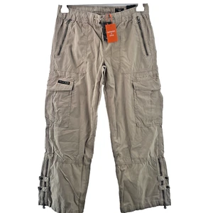 Superdry Low Rise Cargo Pants, Size W30 L31, Beige, RRP £59 - Picture 1 of 22