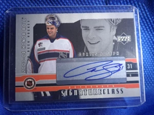 2003-04 Cubierta superior Honor Roll Curtis Joseph SC14 Signature Class autógrafo automático - Imagen 1 de 1