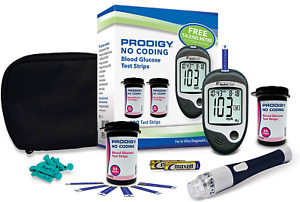 Kit De Diabetes Monitor De Glucosa En Sangre 100 Tiras Glucometro 10 Lancetas