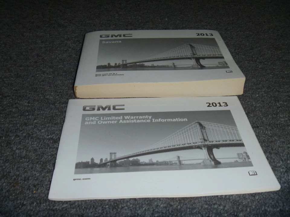 GMC Savana 2500 3500 2013 furgoneta de pasajeros de carga manual del operador conjunto de guía del usuario xz Foto 1 de 1