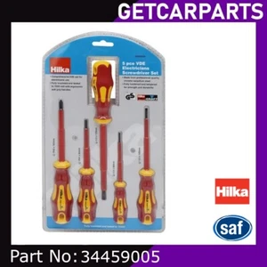 Hilka - 5 piece VDE Electricians Screwdriver Set Fully Insulated - Part 34459005 - Picture 1 of 3