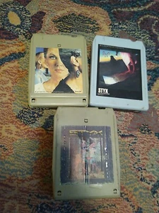 Lot Of (3) STYX 8 Track Tape Lot Cornerstone Pieces of Eight Grand Illusion Rock - Picture 1 of 4