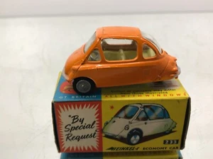 CORGI TOYS 233 HEINKEL ECONOMY CAR -ORANGE 1:43- GOOD IN BOX - 459 - Picture 1 of 10