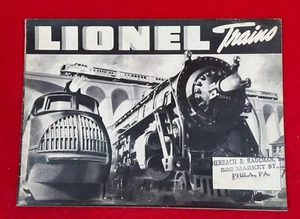 ORIGINAL LIONEL 1937 B&W PULP CONSUMER 24pg CATALOG - VERY NICE - Picture 1 of 3