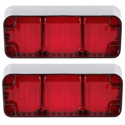 Pair Tail Light Upper For Oldsmobile Cutlass Supreme 442 1972 Left+Right Side Foto 1 de 4