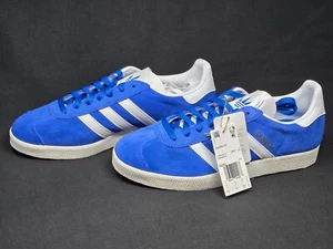 Adidas Gazelle Men Multi Size Blue White Suede Athletic Shoes NEW IG2093 NBY - Picture 1 of 10