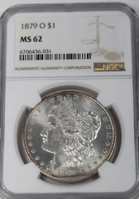1879-O Morgan Dollar : NGC MS62 - Image 1 of 2