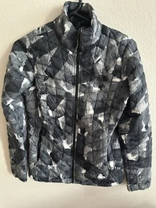 The North Face Womens ThermoBall Black Floral Eco Jacket Size XS - Picture 1 of 4