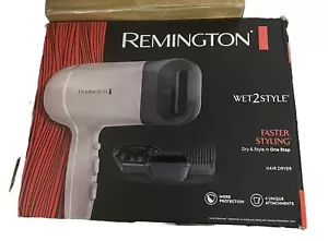 Neu im Karton Remington Pro Haartrockner Wet2Style mit 4 Aufsätzen - Bild 1 von 5