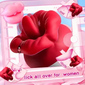 Vibrator G-punkt Klitoris Nippel Stimulator Zunge Lecken Sexspielzeug Für Frauen - Bild 1 von 24