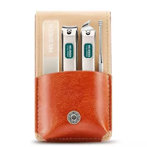 Mr. Green steel manicure set (nail file, clippers, cuticle clippers, ear pick) - Picture 1 of 3