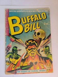 Buffalo Bill 7 1951 revista juvenil código previo horror calavera cubierta difícil de encontrar - Imagen 1 de 17