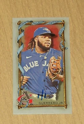 2023 Topps Allen & Ginter X SILVER mini parallel Vladimir Guerrero JR #33 1/1 - Image 1 of 2