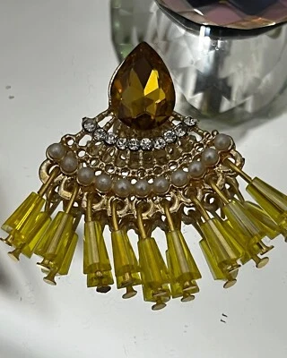 FANCY DRESS BUTTONS/ ASIAN DRESS BUTTONS Yellow - Image 1 of 4