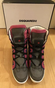 Dsquared2 Rare Ladies Pink & Grey Botas de senderismo Tamaño EU 40 Reino Unido 7 Nuevo PVP £ 260 - Imagen 1 de 12