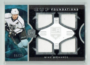 12-13 UD Upper Deck The Cup  Mike Richards  /25  Quad Jerseys