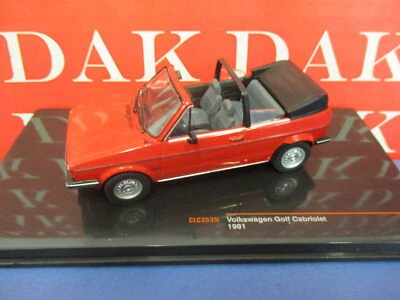 Die cast 1/43 Modellino Auto Volkswagen Golf MKI Cabriolet 1981 by Ixo - Immagine 1 di 4