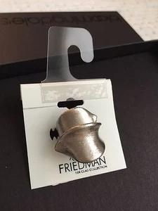 Rivka Friedman Ring Größe 7 Rhodiniert Gebürstetes Band. - Bild 1 von 12