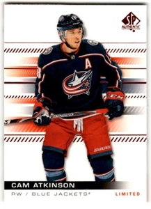 2019-20 SP Authentic Limited Red Cam Atkinson #53 Columbus Blue Jackets - Picture 1 of 2