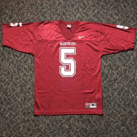 Vintage Nike Team Washington State Jersey Size Medium Football NCAA WSU Cover