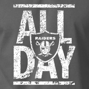 Camiseta RAIDERS TODO EL DÍA Genial Oakland Equipo de Fútbol Americano Super Bowl Fan S-6XL Camiseta - Imagen 1 de 12