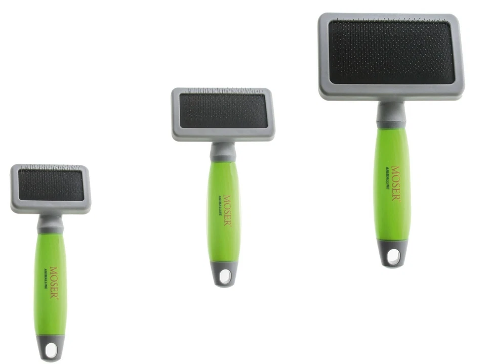 Zupfbürste Hund Moser klein mittel groß ergonomischer Griff