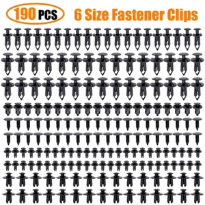 190PCS Set Car Buckle 6 Models Size Fastener ABS Material Fixed Screw - Picture 1 of 13