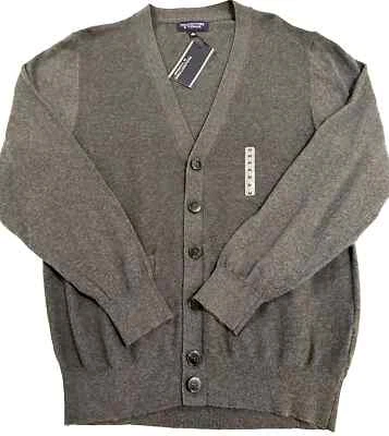 Nuevo con etiquetas Suéter Cárdigan Roundtree Yorke Para Hombres Talla M Gris Carbón Foto 1 de 4