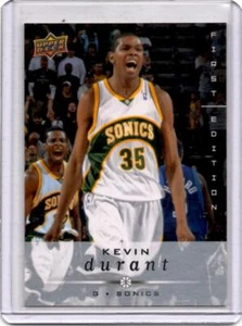 2008-09 Upper Deck First Edition Basketball Card #177 Kevin Durant 2nd Year Card - Picture 1 of 2