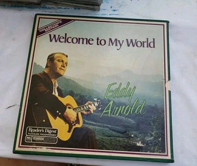 Eddie Arnold Welcome To My World (1975) Readers Digest 6LP Box Set Records Vinyl - Image 1 of 4