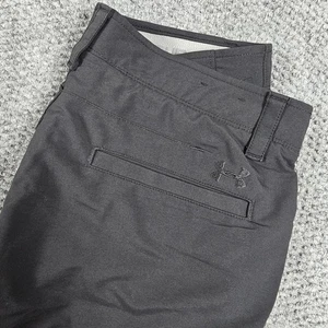 Under Armour Matchplay Golf Shorts Mens 34 Black Loose Fit HeatGear Performance - Picture 1 of 6