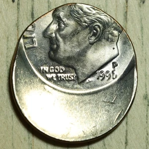 1996 Roosevelt Dime GEM BU 40% Off Center No Reserve - Picture 1 of 2