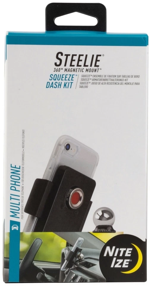 Nite Ize Steelie 360° Magnetic Mount Squeeze Dash Kit - Image 1 of 4