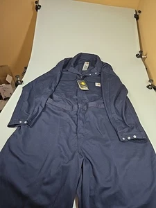 Carhartt Herren FR Flame Resistant Navy - Rugged Flex Overall - Neu mit Etikett - 52 Regular  - Bild 1 von 15
